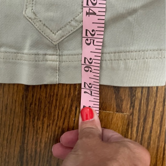 Anthropologie Short Trench Style Tan/Khaki Jacket w/ Belt Size 4 - Picture 5 of 8